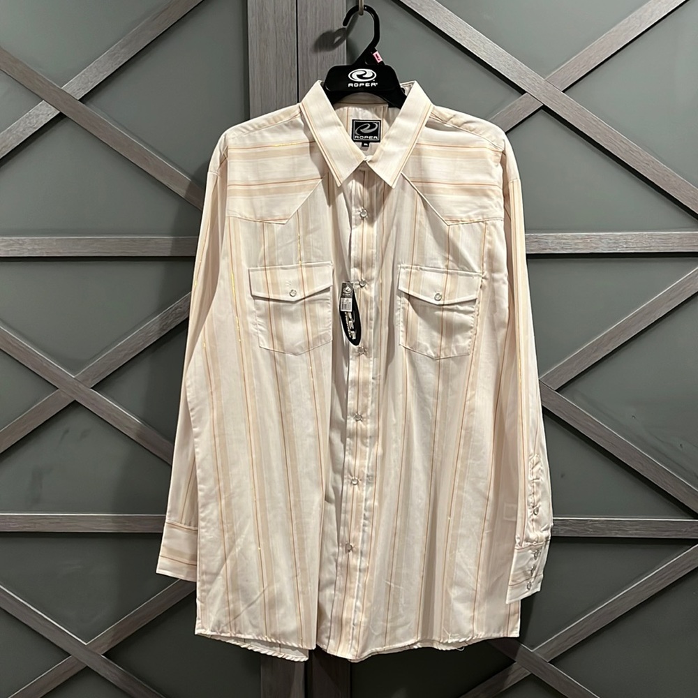 Roper mens button front shirt western wear